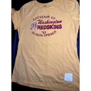 Vintage Washington Redskins T-Shirt Mens X-Large Burgundy/Yellow